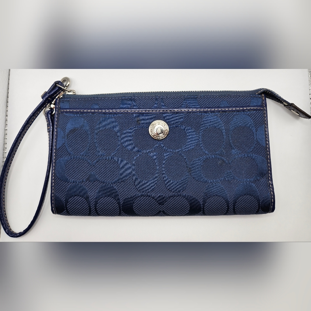 Blue Coach Wallet